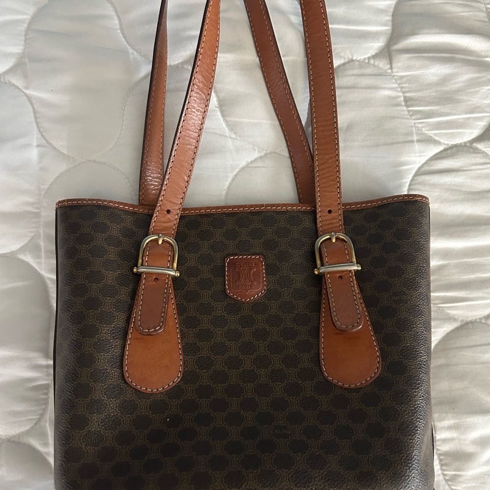 Celine macadam tote vintage